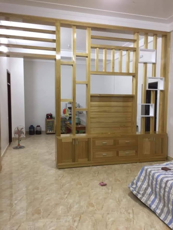 vách ngăn két hợp tủ tv biên hòa