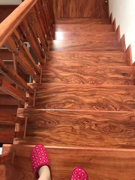 mặt bậc cầu thang gỗ lim